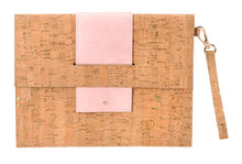 Load image into Gallery viewer, CORK CLUTCH Blush Pink