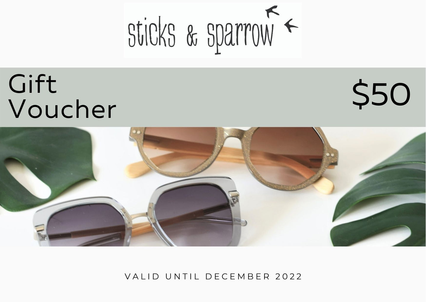 Sticks and Sparrow Gift Card $50